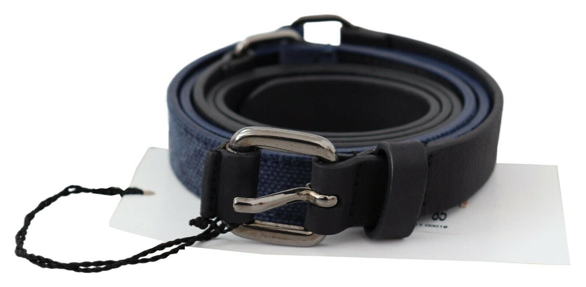 Ceinture Costume National noire en cuir
