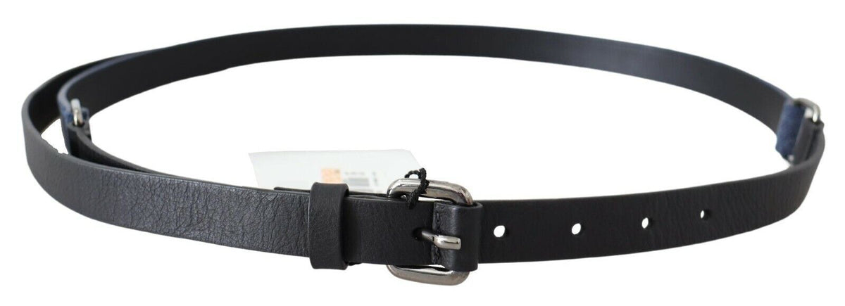 Ceinture Costume National noire en cuir