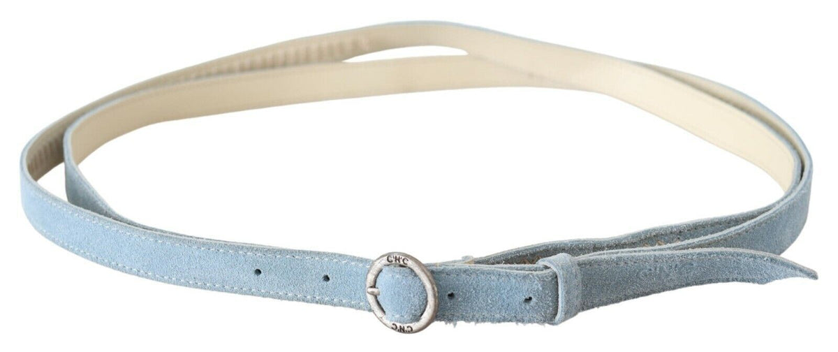 Ceinture Costume National bleue en cuir (skinny)
