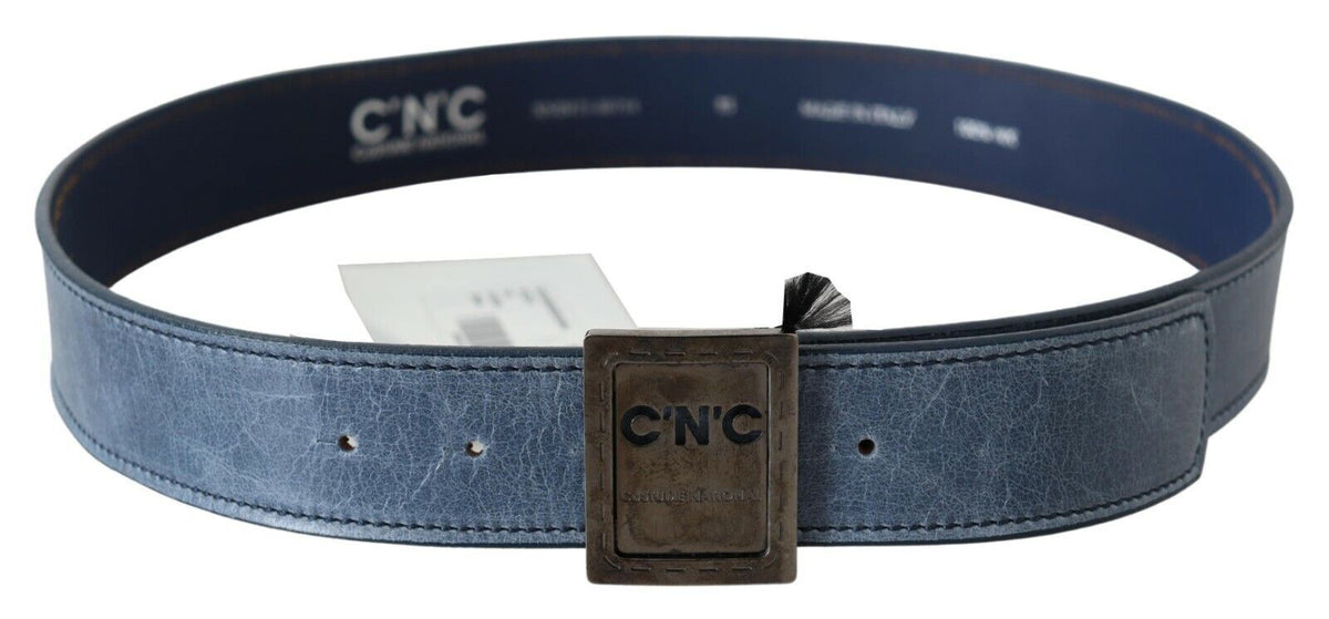 Ceinture Costume National bleue en cuir