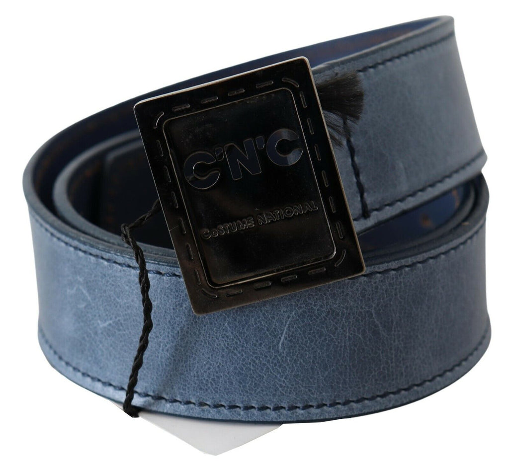 Ceinture Costume National bleue en cuir