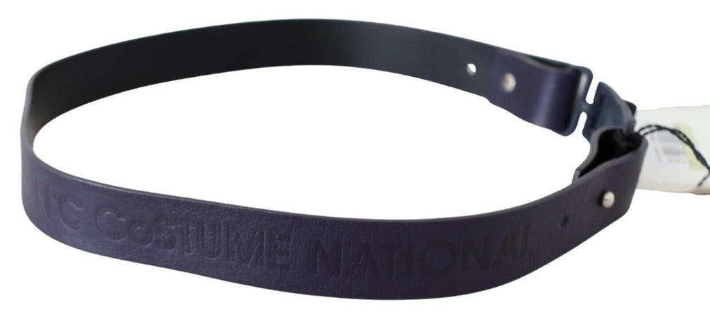Ceinture Costume National noire en cuir