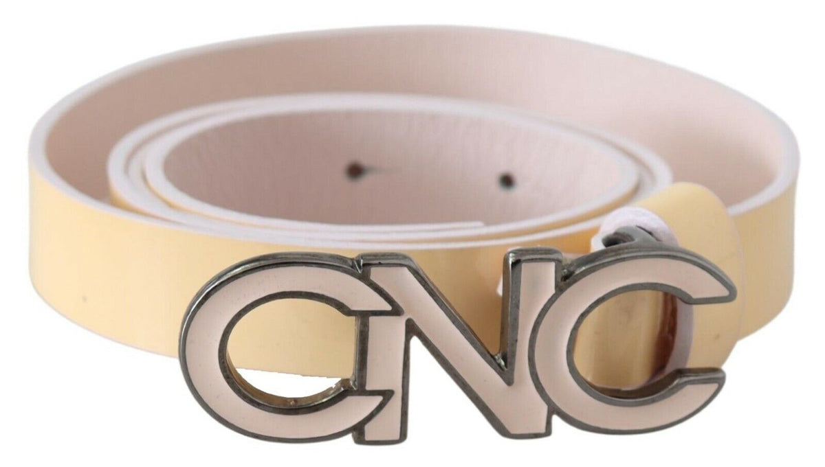 Ceinture Costume National rose en cuir