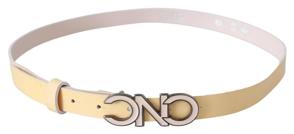 Ceinture Costume National rose en cuir