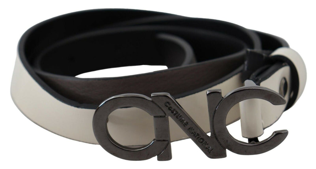 Ceinture Costume National noire en cuir