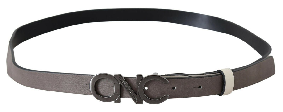 Ceinture Costume National noire en cuir