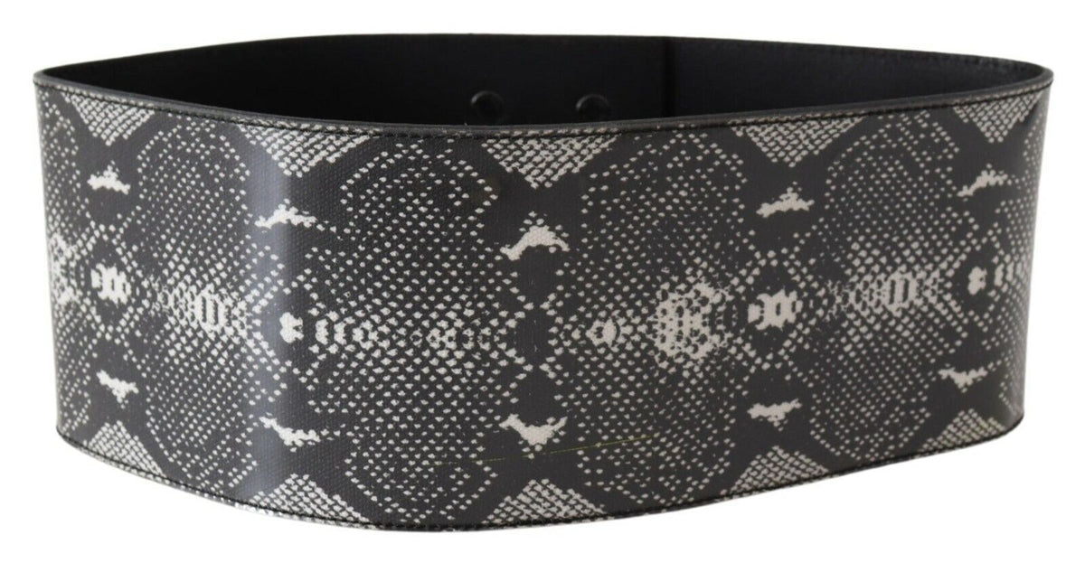 Ceinture Ermanno Scervino noire en cuir