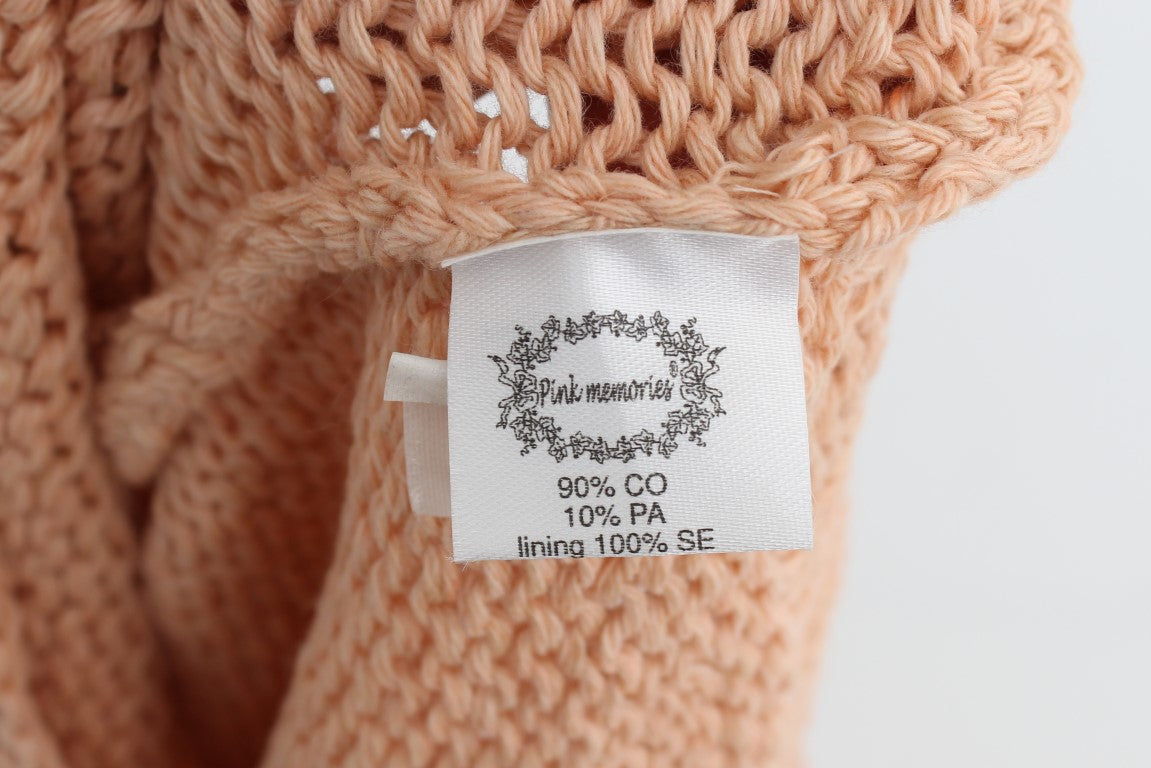 Pull en maille PINK MEMORIES rose en mélange de coton (sans manches)