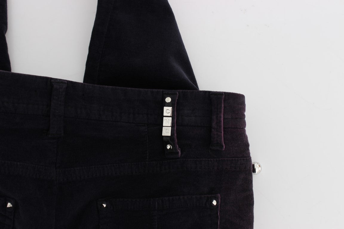 Jean Costume National violet (court)