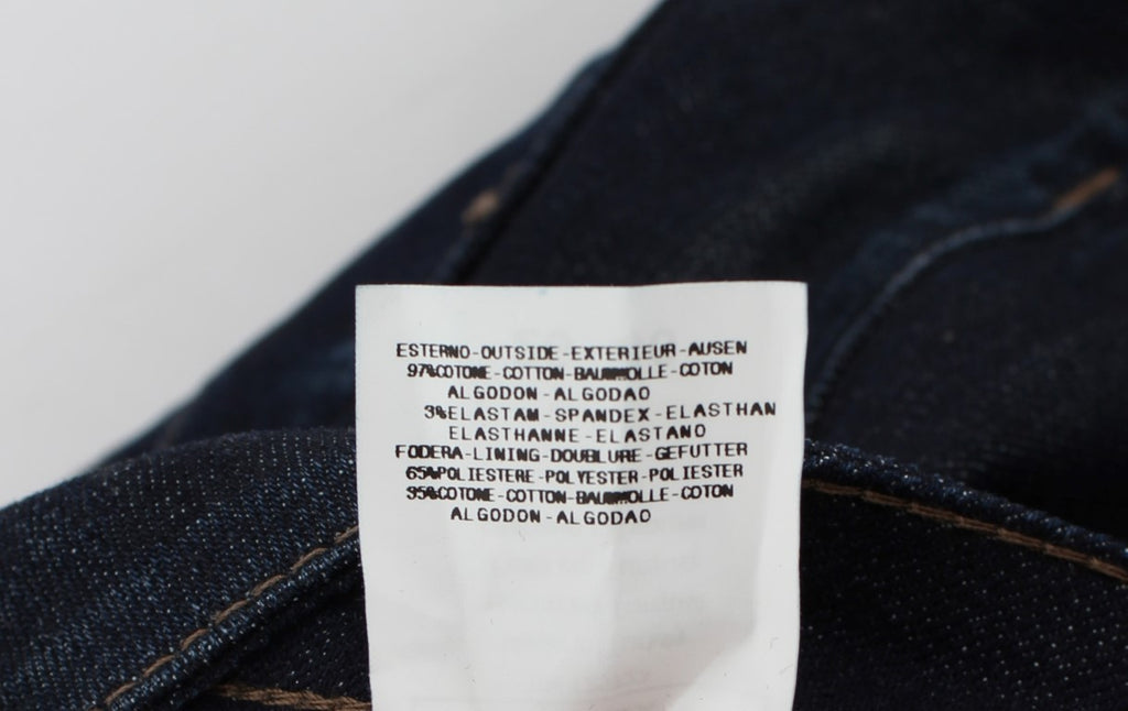 Jean coupe slim Costume National bleu en coton (stretch)
