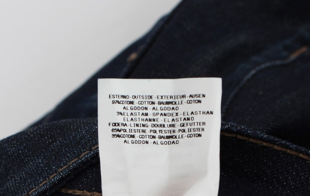 Jean coupe slim Costume National bleu en coton (stretch)
