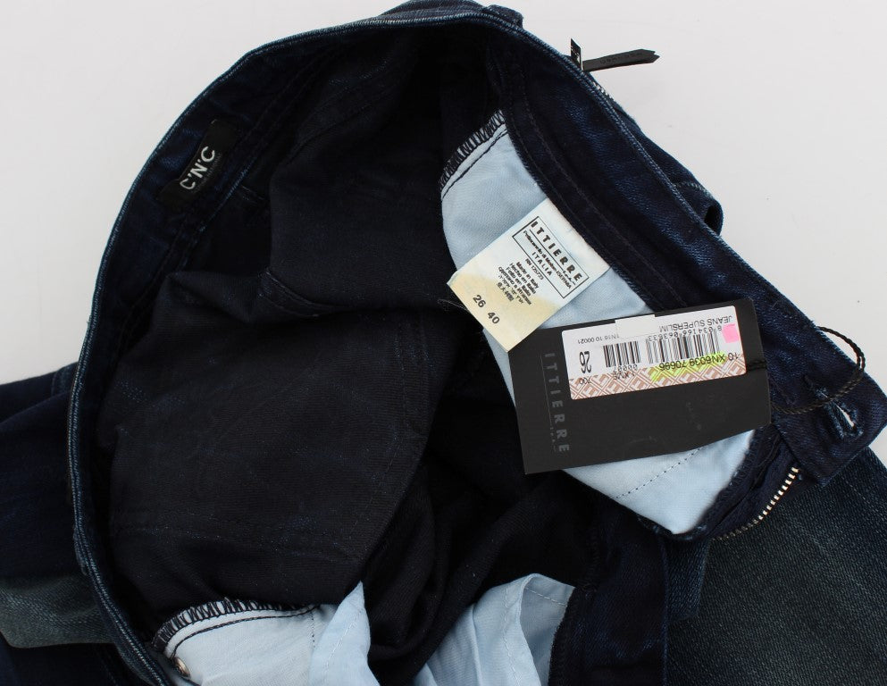 Jean Costume National bleu en coton (coupe ajustée, skinny)