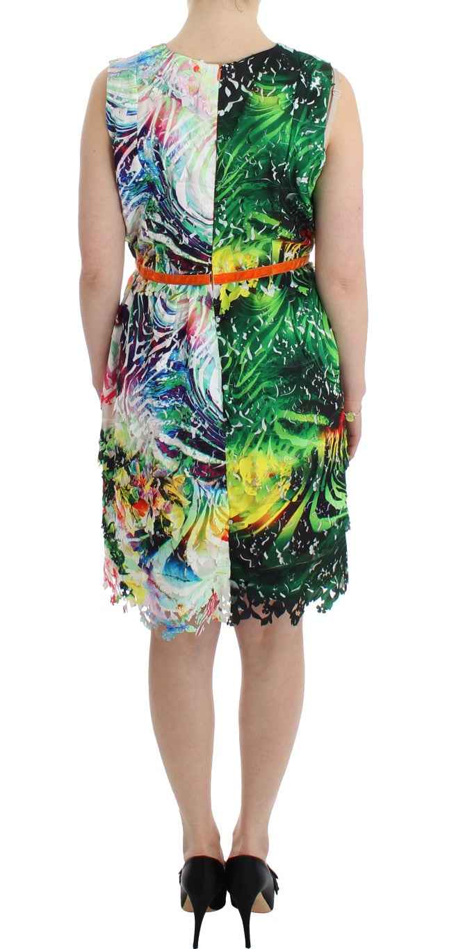 Lanre Da Silva Ajayi Multicolor Organza Sheath Dress