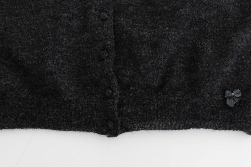 Pull en maille Ermanno Scervino gris en laine