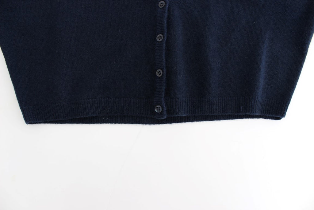 Pull en maille Ermanno Scervino bleu en cachemire