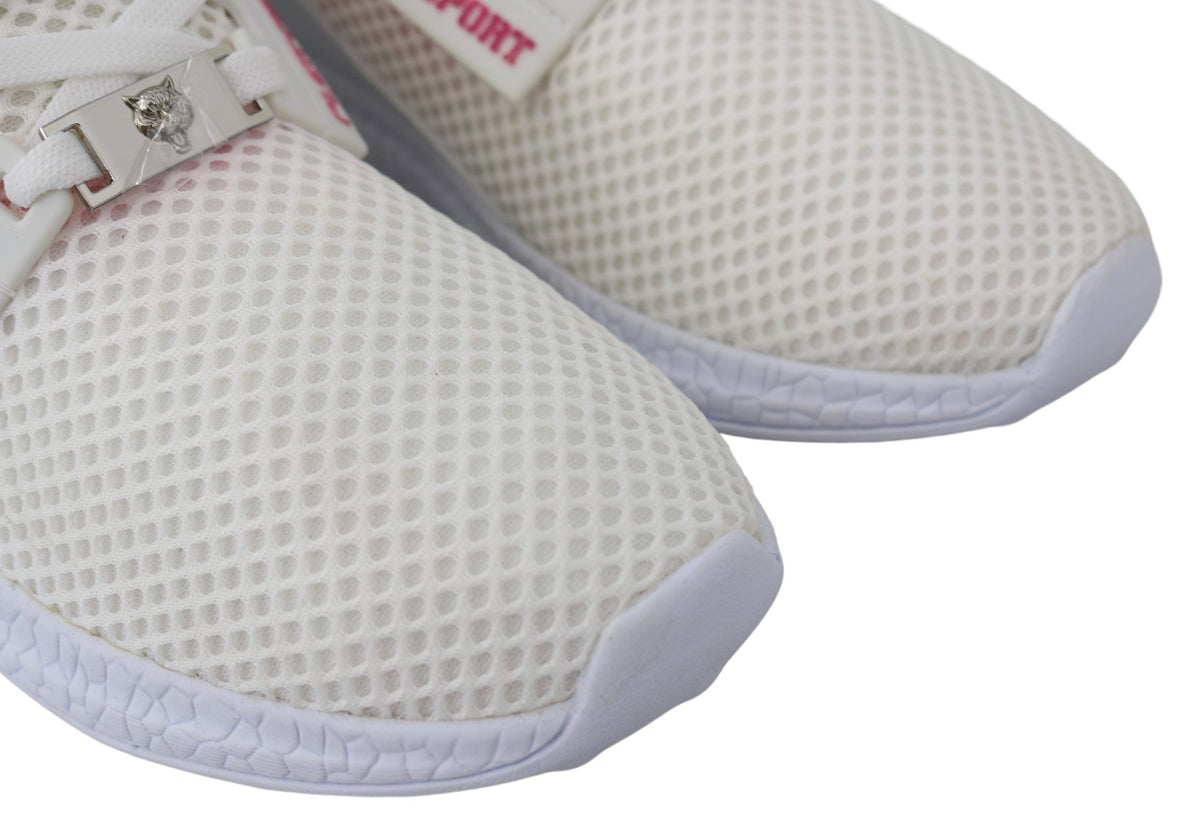 Chaussures Plein Sport blanche en polyester