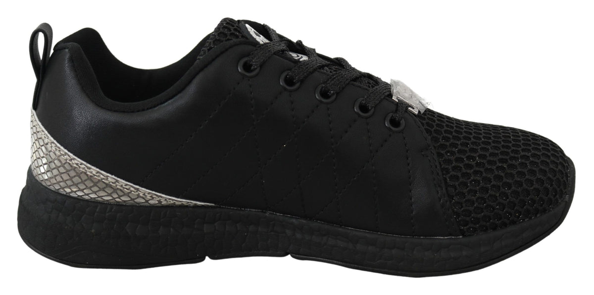 Chaussures Plein Sport noire en polyester