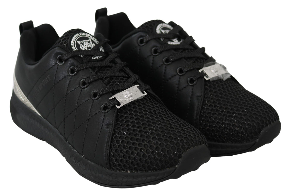 Chaussures Plein Sport noire en polyester