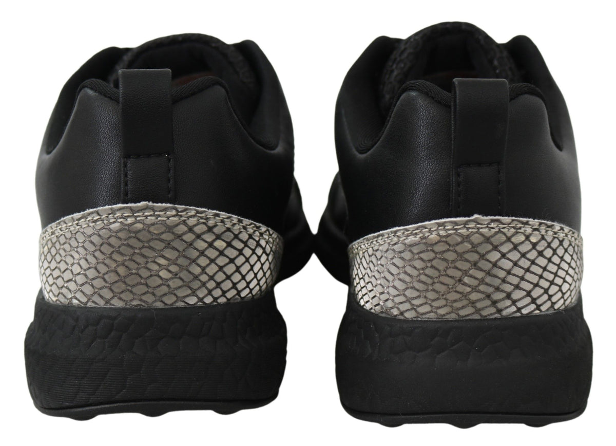 Chaussures Plein Sport noire en polyester