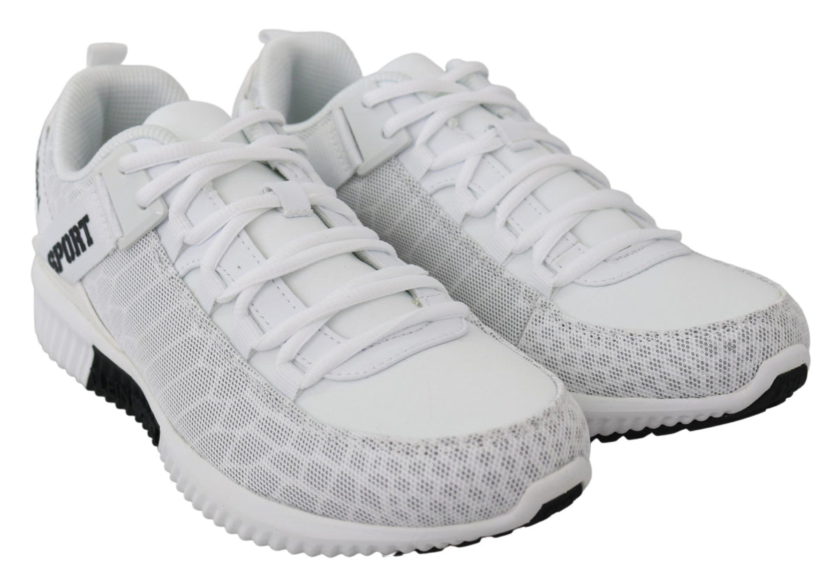Chaussures Plein Sport blanche en polyester