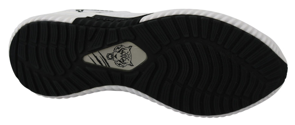Chaussures Plein Sport blanche en polyester