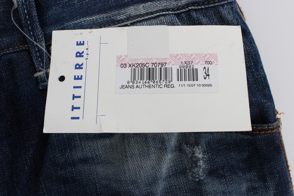 Jean Acht bleu en coton