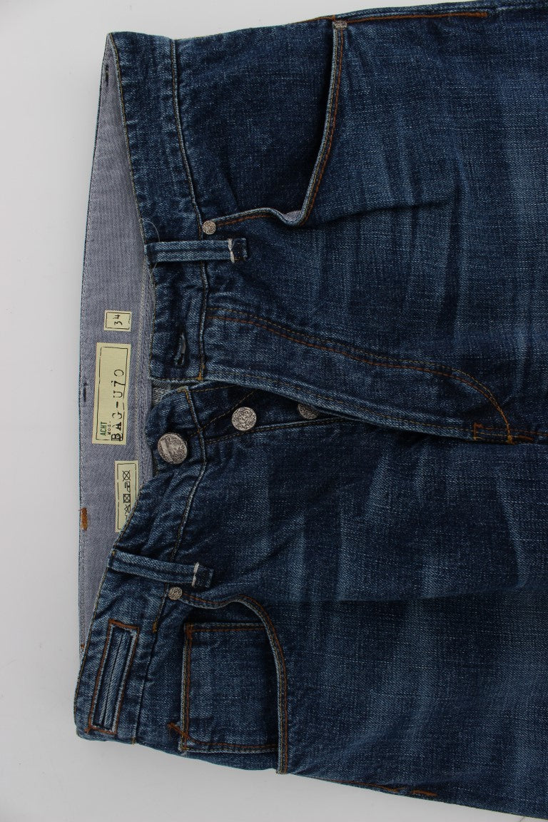 Jean Acht bleu en coton