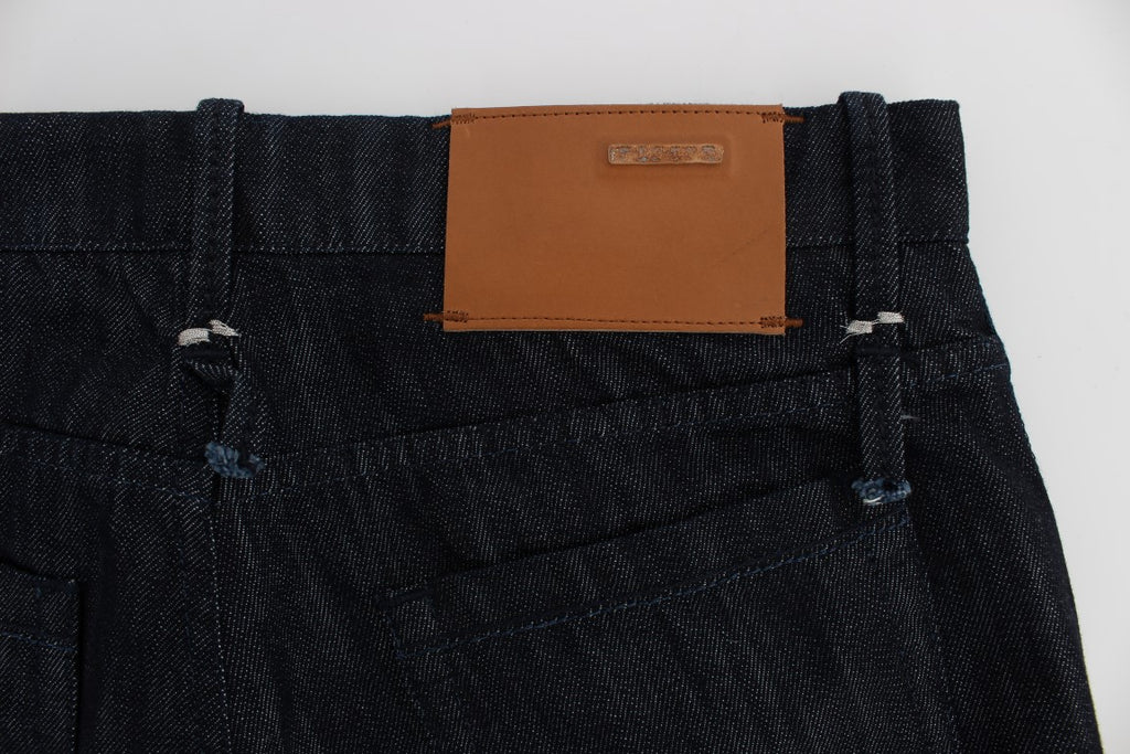 Jean Acht bleu en coton (droit)