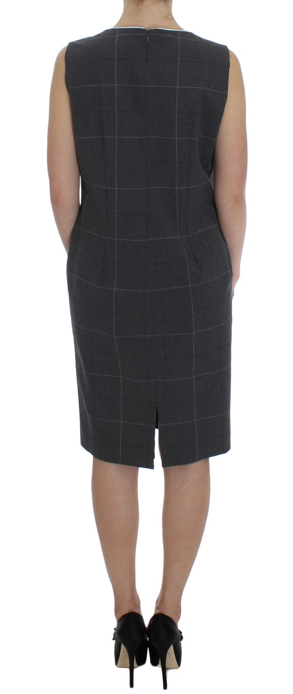 Robe fourreau BENCIVENGA grise (stretch)