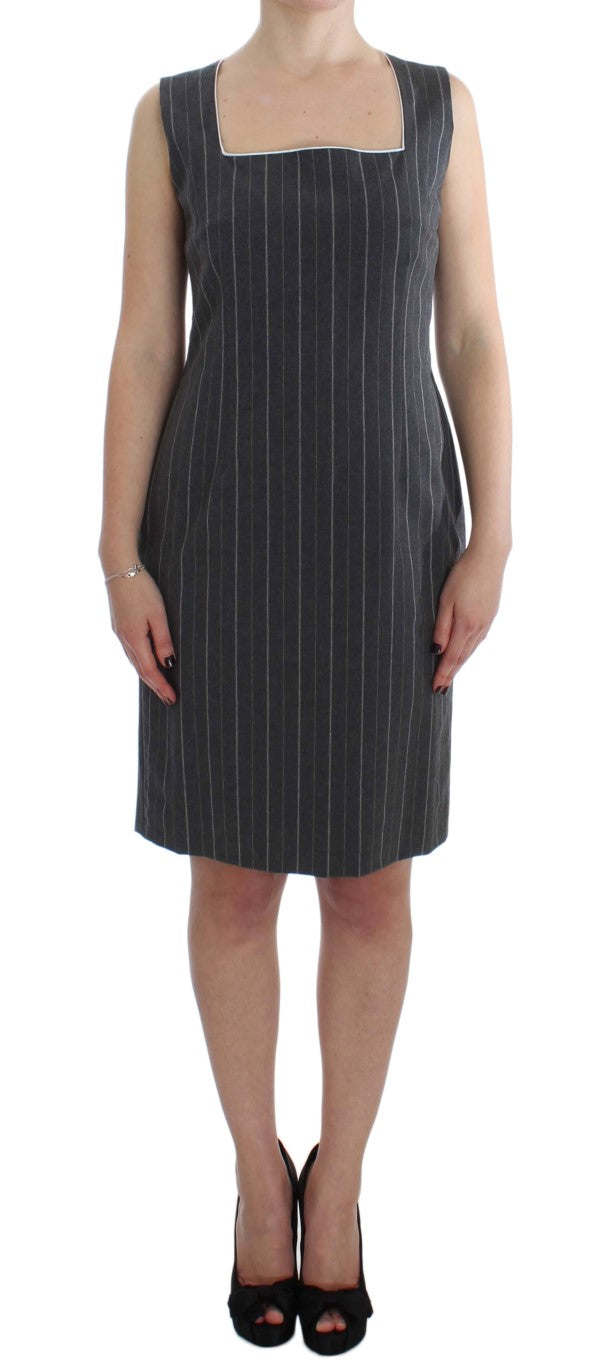 Robe fourreau BENCIVENGA grise (stretch)