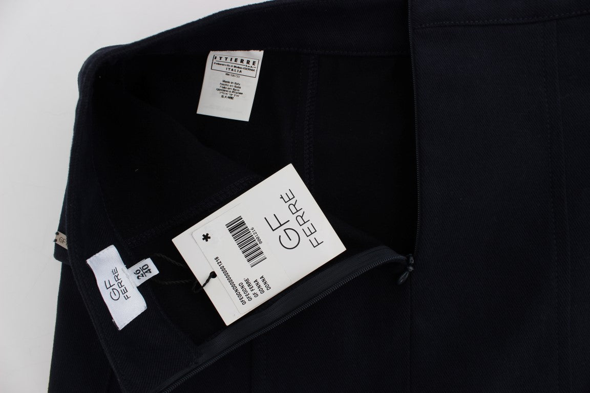Mini-jupe GF Ferre bleue en coton