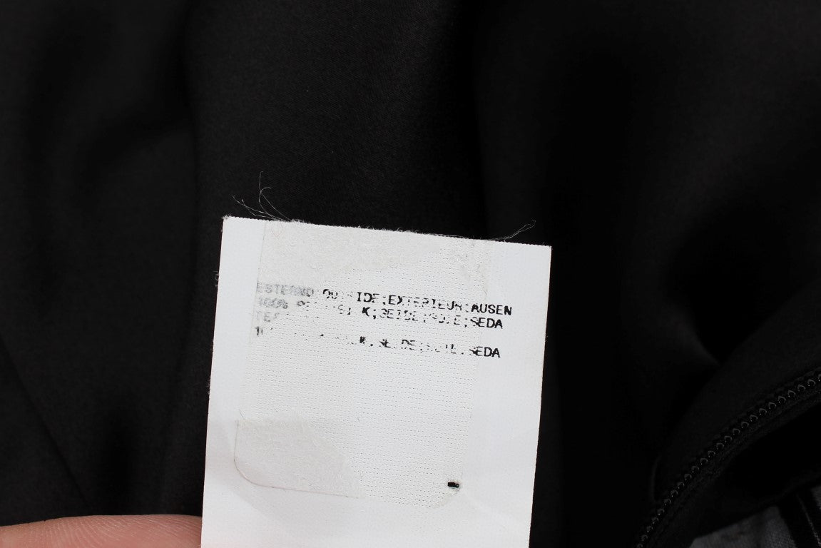 Chemisier Karl Lagerfeld noir en soie