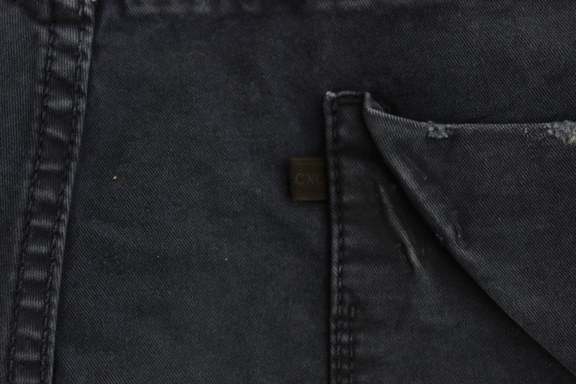 Jean Costume National bleu en mélange de coton