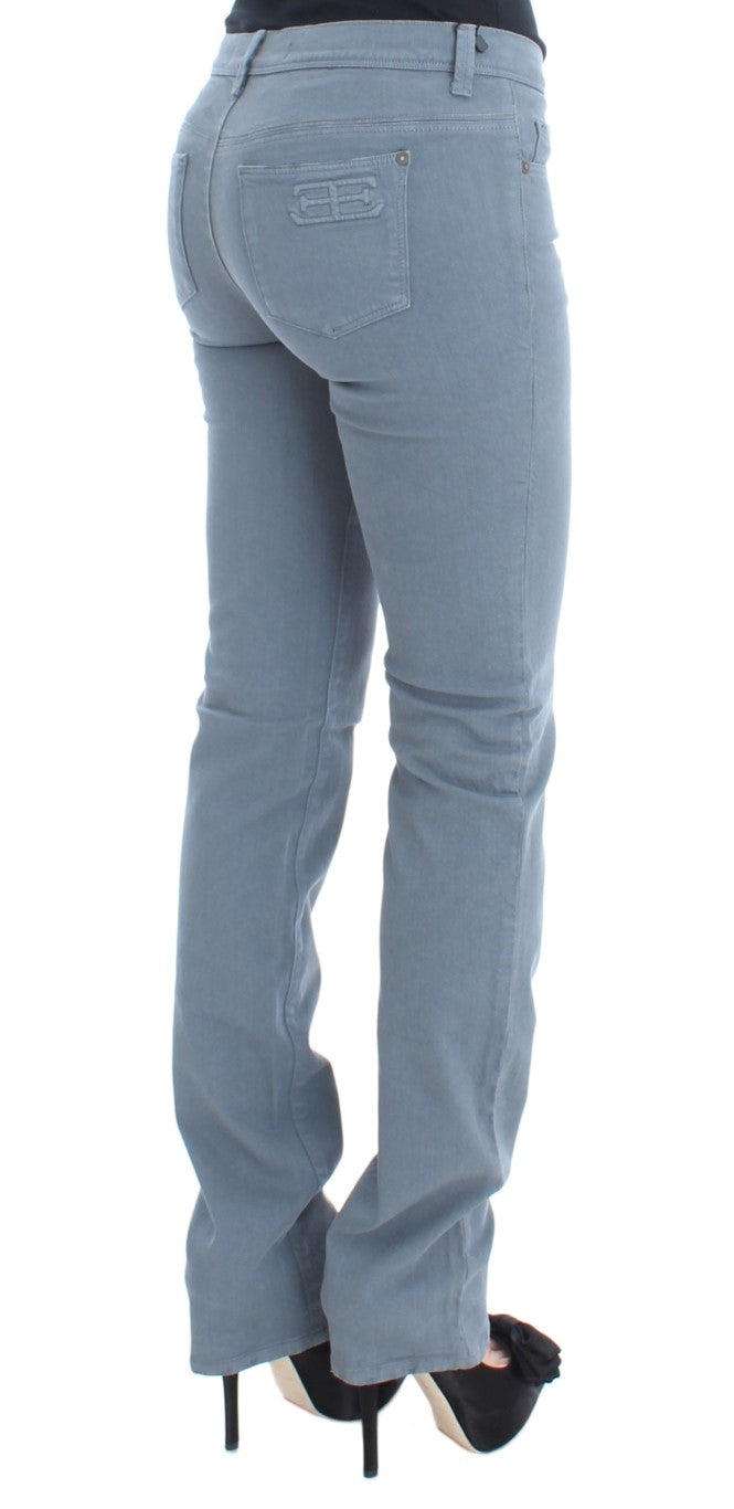 Jean Ermanno Scervino bleu en mélange de coton (coupe ajustée)
