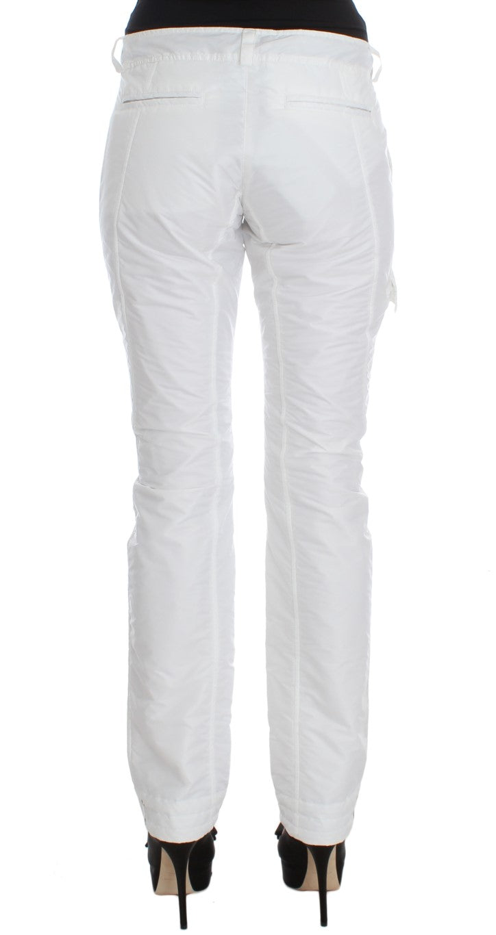 Pantalon Ermanno Scervino blanc (coupe ajustée)