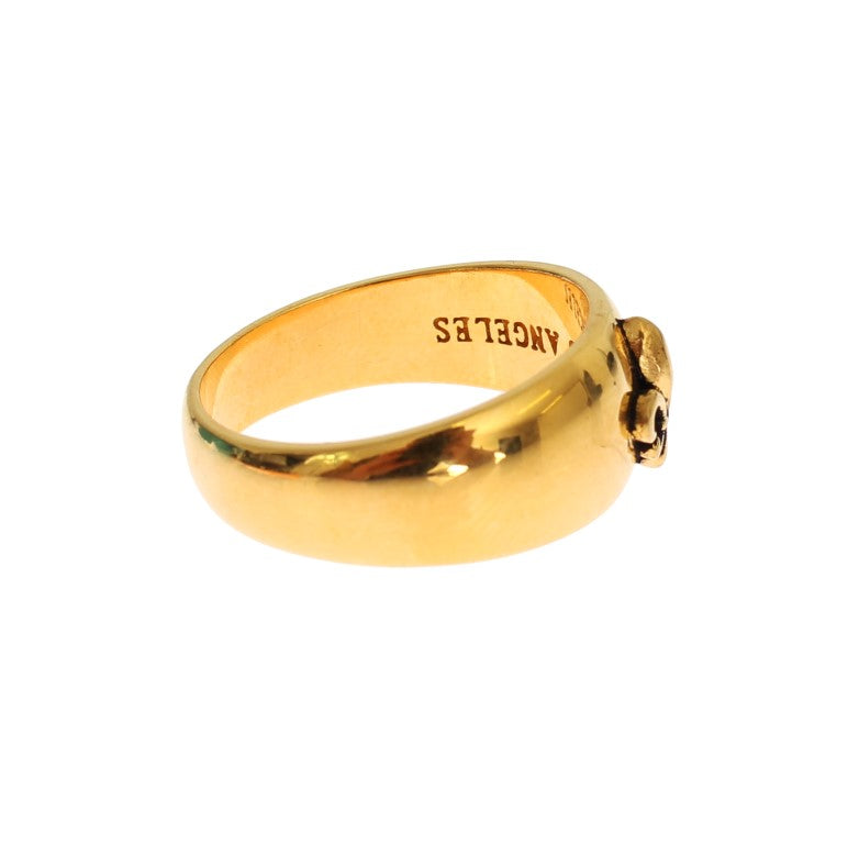 Bague en argent Nialaya dorée