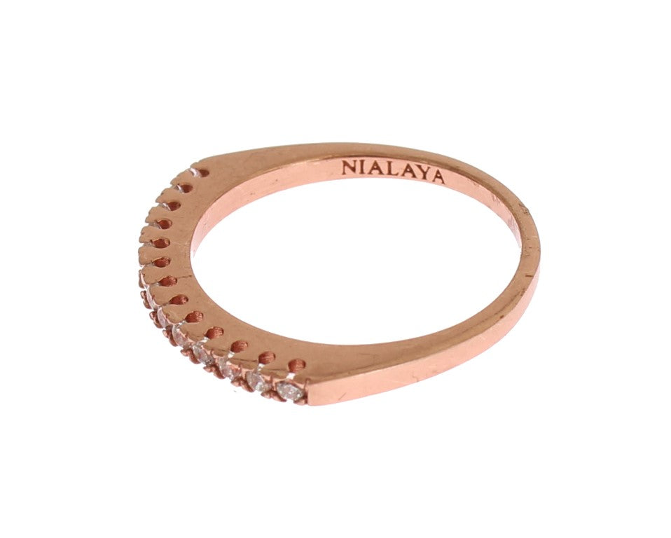 Bague en argent Nialaya rouge