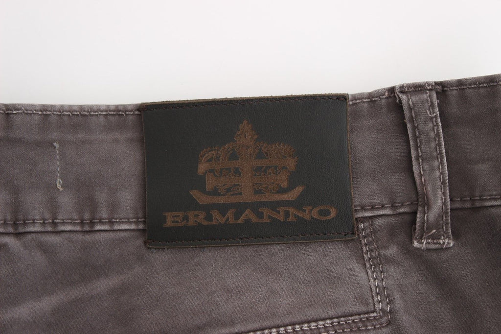 Jean Ermanno Scervino gris en denim (skinny, stretch)