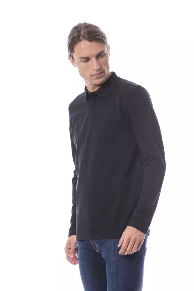 Chemise Verri noire en coton (manches longues)