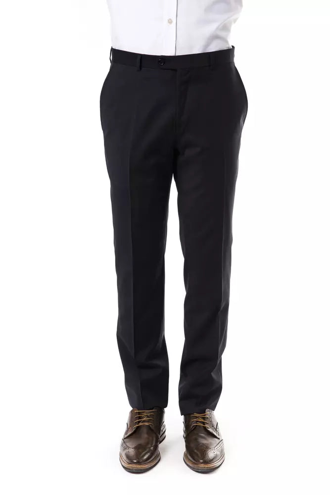 Pantalon Uominitaliani gris en laine