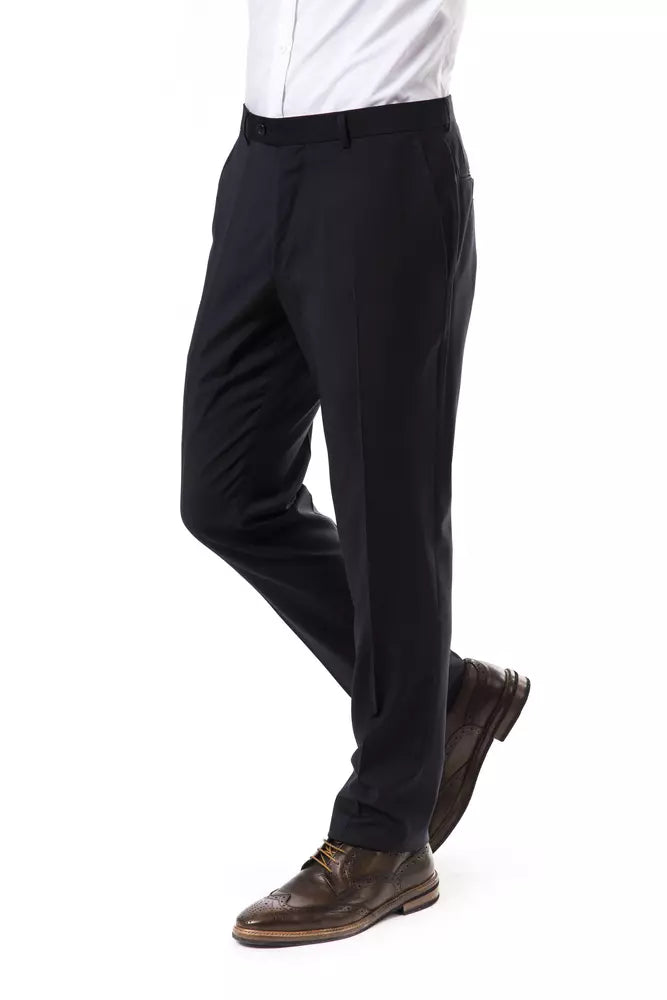 Pantalon Uominitaliani gris en laine
