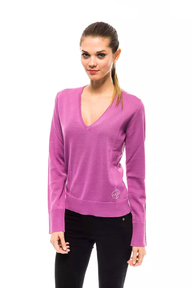 Pull en maille Montana Blu multicolore en laine
