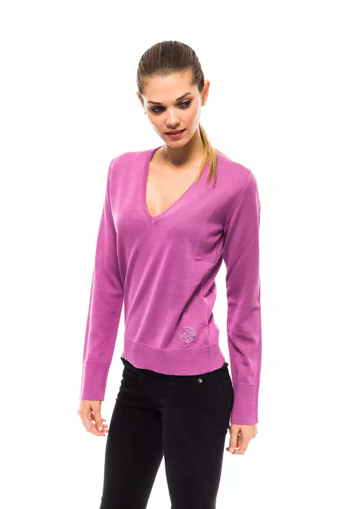 Pull en maille Montana Blu multicolore en laine