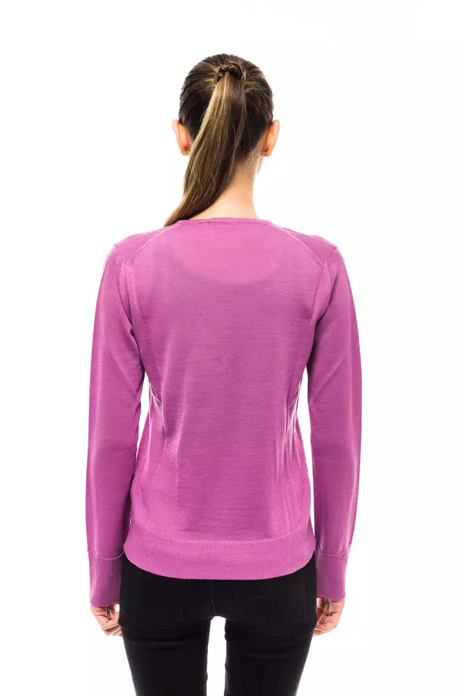 Pull en maille Montana Blu multicolore en laine