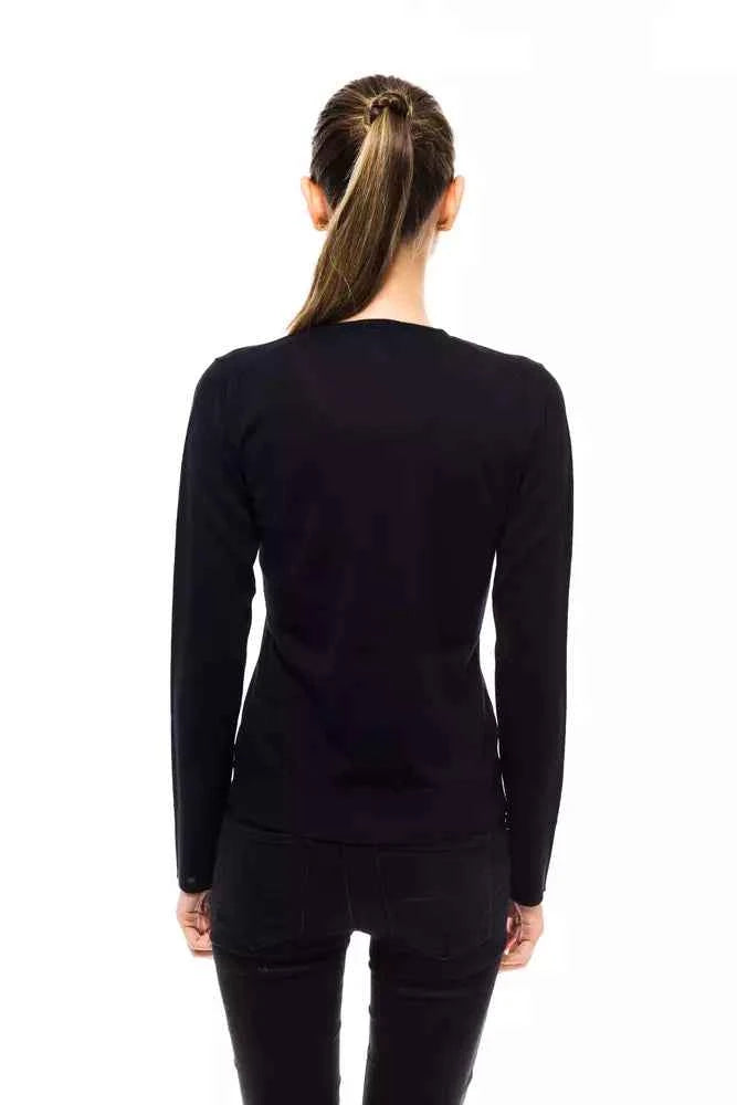 Montana Blu Blue Wool Women Sweater