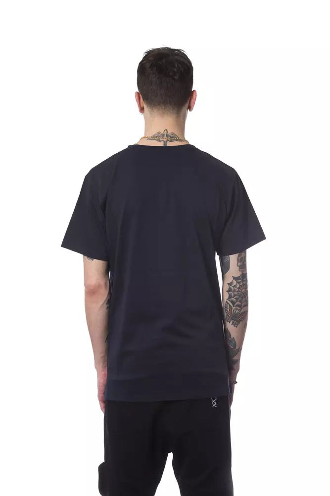 Chemise Nicolo Tonetto bleue en coton