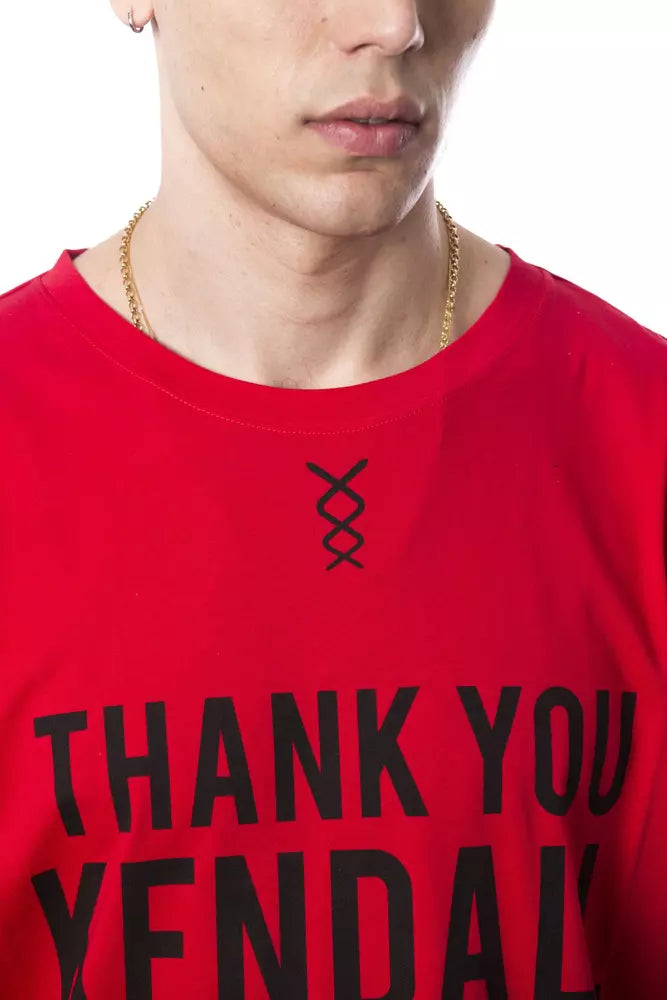Chemise Nicolo Tonetto rouge en coton