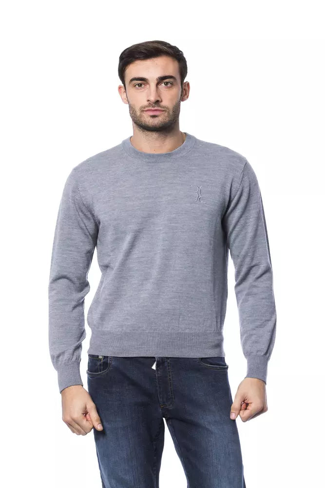 Pull en maille Billionaire Italian Couture gris en laine