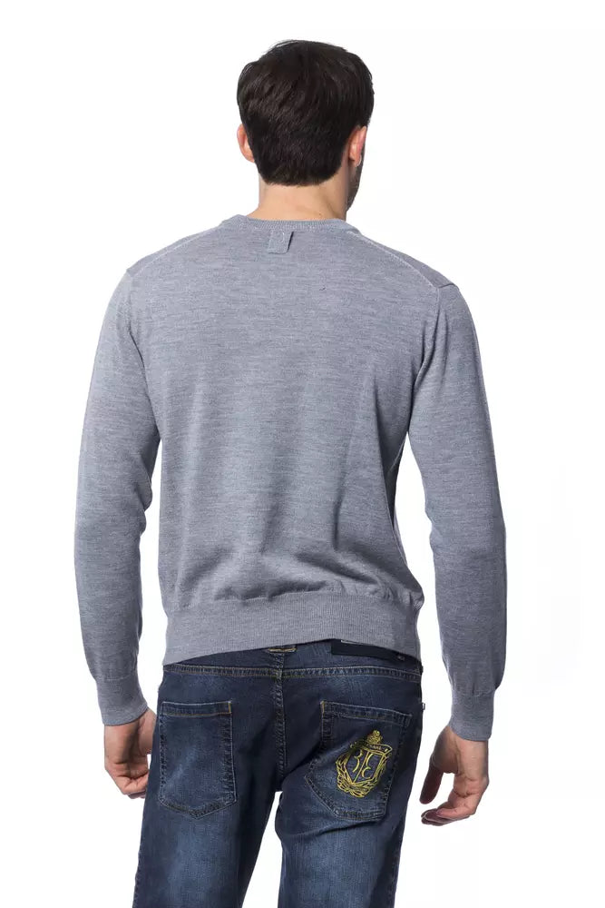 Pull en maille Billionaire Italian Couture gris en laine