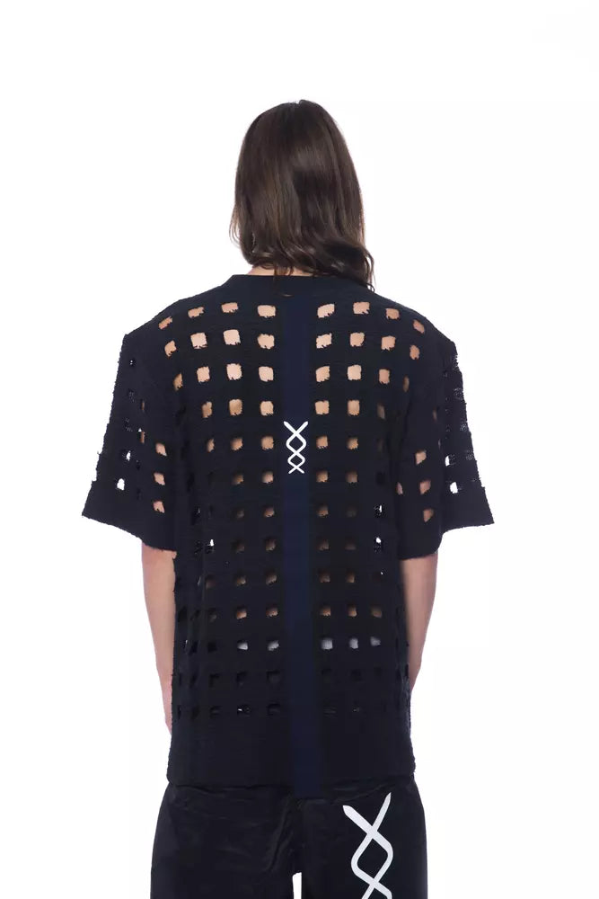 Chemise Nicolo Tonetto noire en coton